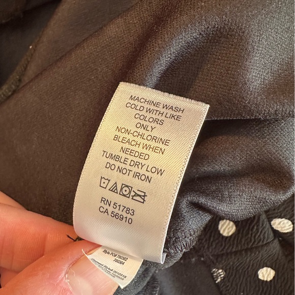 Polka Dot Blazer Maurices Versa Jacket open front black and white XXL elbow - Picture 15 of 16